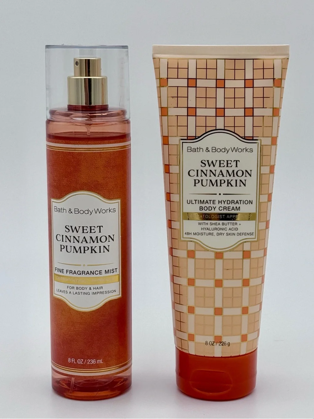 Bath and Body Works Sweet Cinnamon Pumpkin Body Care Gift Set NWT